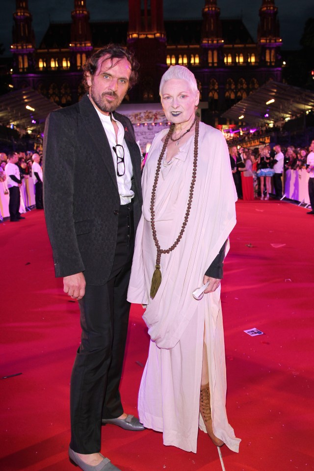 Dame Vivienne together with husband Andreas Kronthaler in 2014