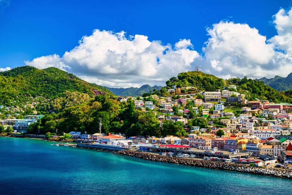 The Carenage is the picturesque harbour of St. George's