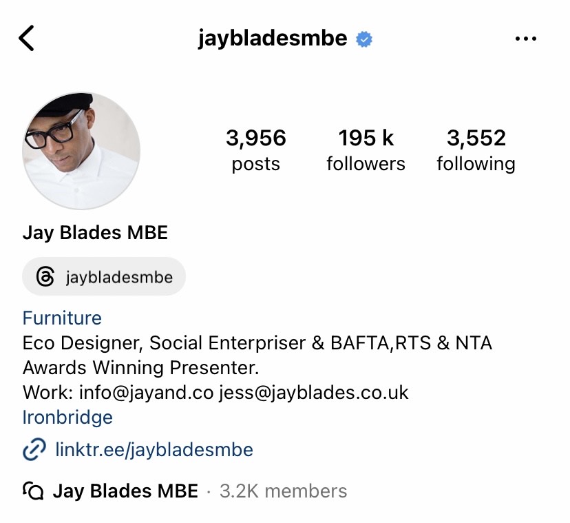 Jay removed all traces of The Repair Shop from Instagram and X