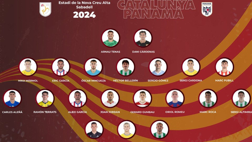 Catalonia's team to play against Panama next Wednesday