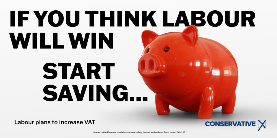 The Tories have launched a brand new attack advert over Labour spending plans