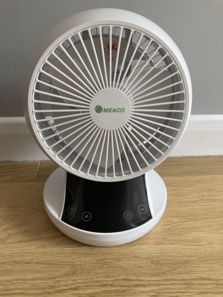 MEACO MeacoFan 360 Air Circulator Portable 6” Desk Fan