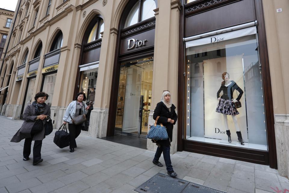 Luxury boutiques including Dior and Chanel can be found on Maximilian Strasse