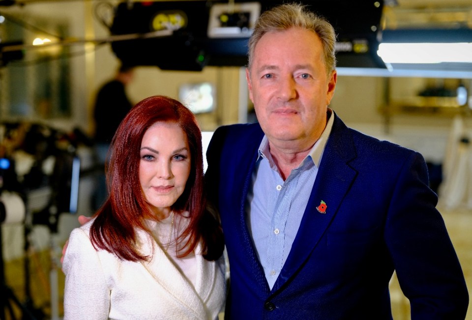 Piers interviewed Elvis' wife, Priscilla, last year