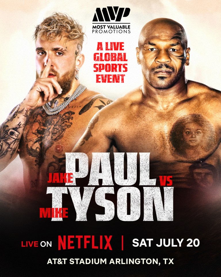 The pair's controversial clash will be aired live on Netflix