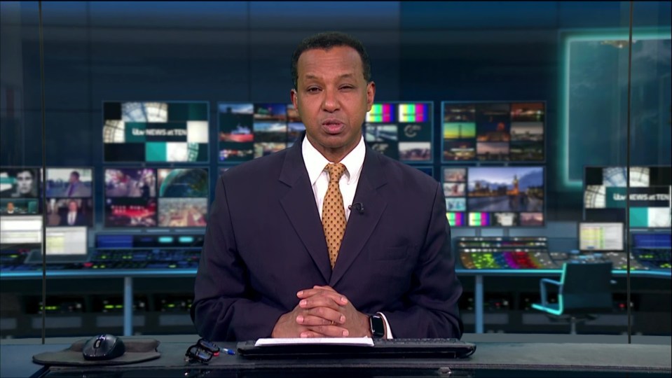 Omaar was seen slurring his words during a live ITV bulletin earlier this year