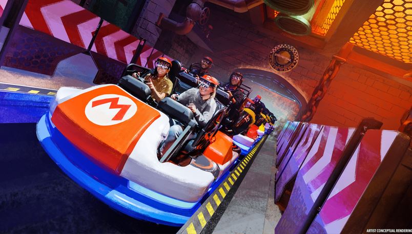 Mario Kart: Bowser's Castle will let guests race using AR technology