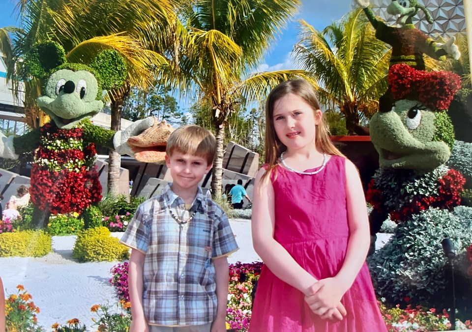 Ben and Abbi loved visiting the Disney theme parks when they visited as children