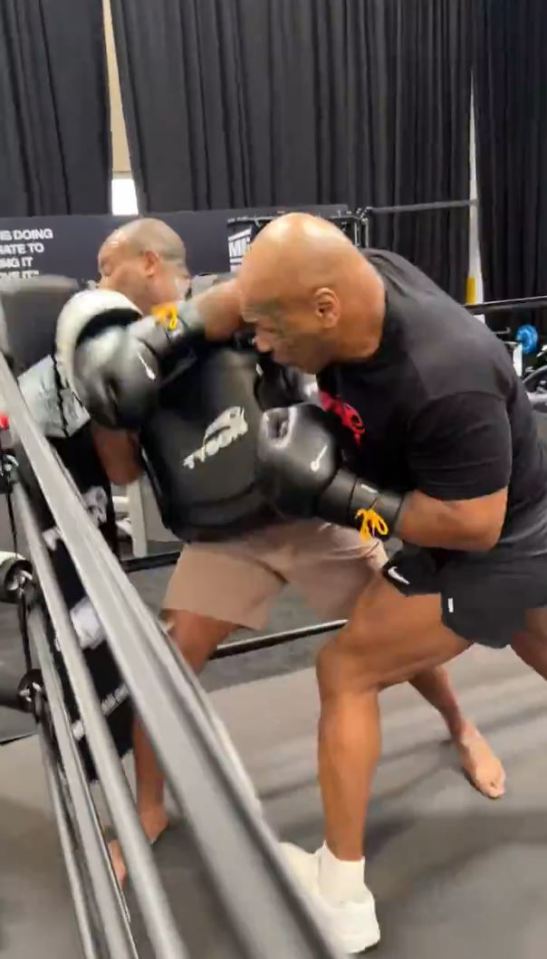 Tyson has tried to build anticipation for his ring return with a string of training clips