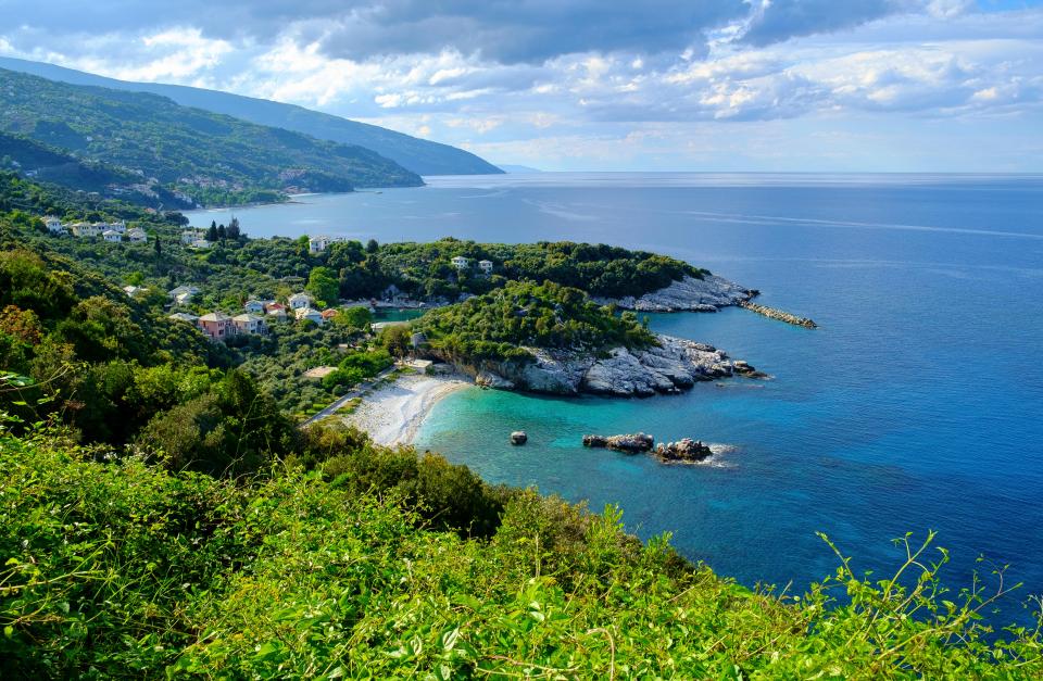 Located between Athens and Thessaloniki, the Pelion Peninsula pokes out into the Aegean Sea