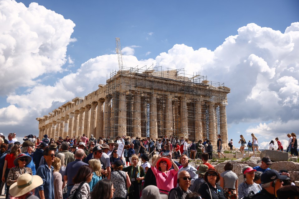 Athenians are concerned over the rising number of tourists in their city