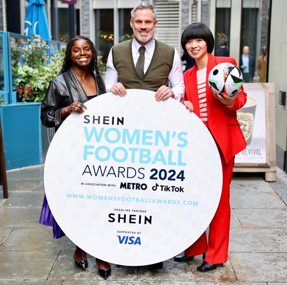 SHEIN is the 2024 partner for the Women's Football Awards