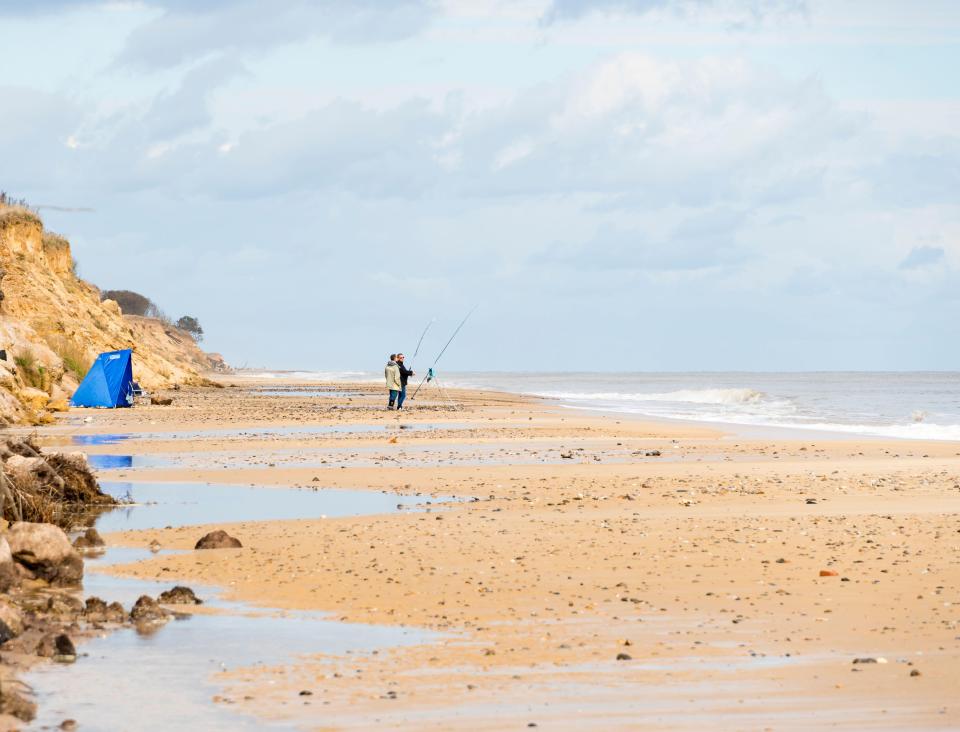 Don't expect to see many crowds on the beach