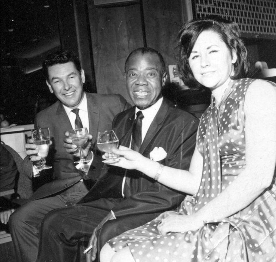 James and Betty with Louis 'Satchmo' Armstrong