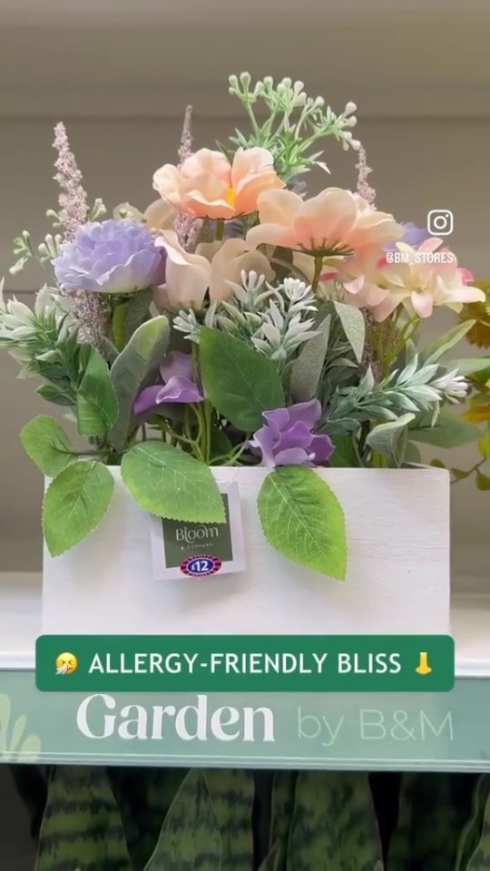 Fake plants are perfect for people with allergies