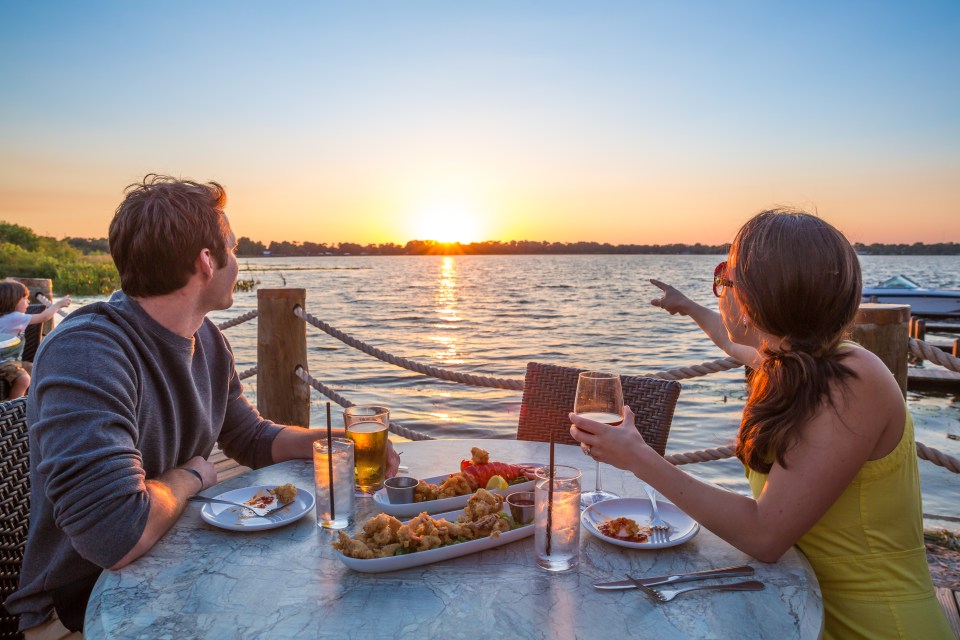 Wine and dine with fine harbour views