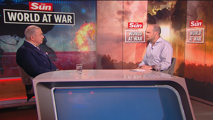 He told The Sun's defence show that Putin was playing a dangerous game with Xi