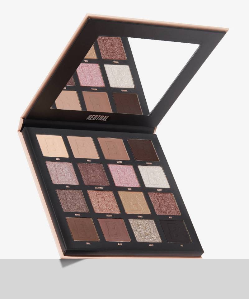 Neutral eyeshadow palette featuring 16 colours for £11.15, Beauty Bay