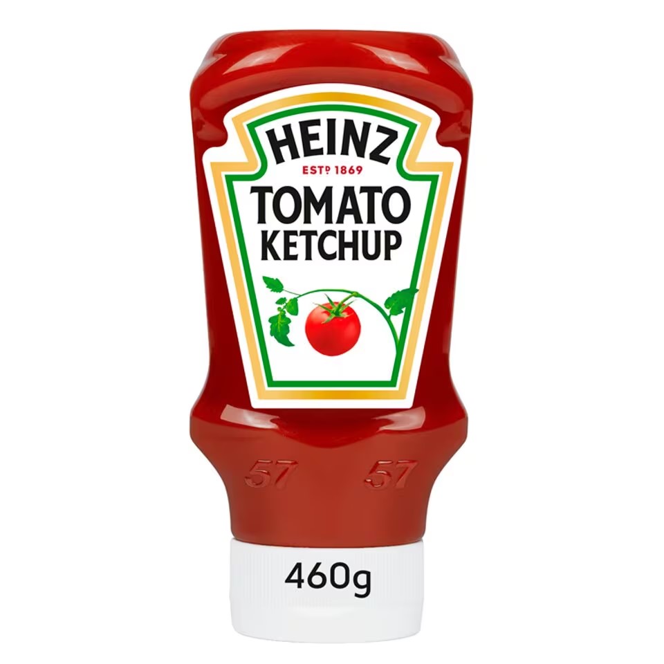 460g bottle of Heinz ketchup is £3 at Tesco