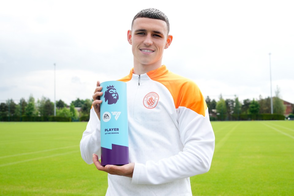 Foden has been voted Premier League Player of the Season