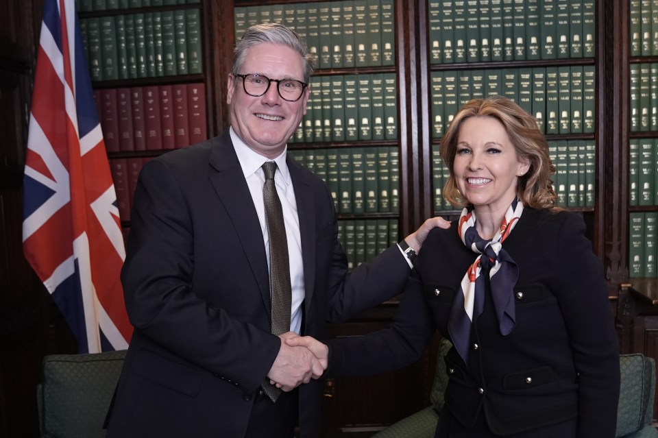 Labour leader Sir Keir Starmer with former Conservative MP Natalie Elphicke after her defection