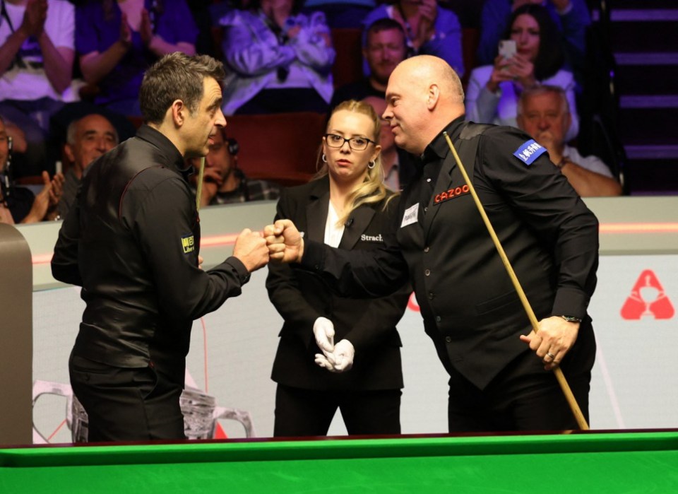 Ronnie O'Sullivan was beaten by Bingham in the quarter final