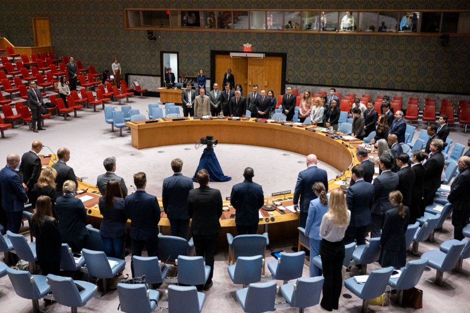 Britain's deputy ambassador to the UN, James Kariuki, shamefully took part in the Security Council's observation of a minute's silence for Raisi