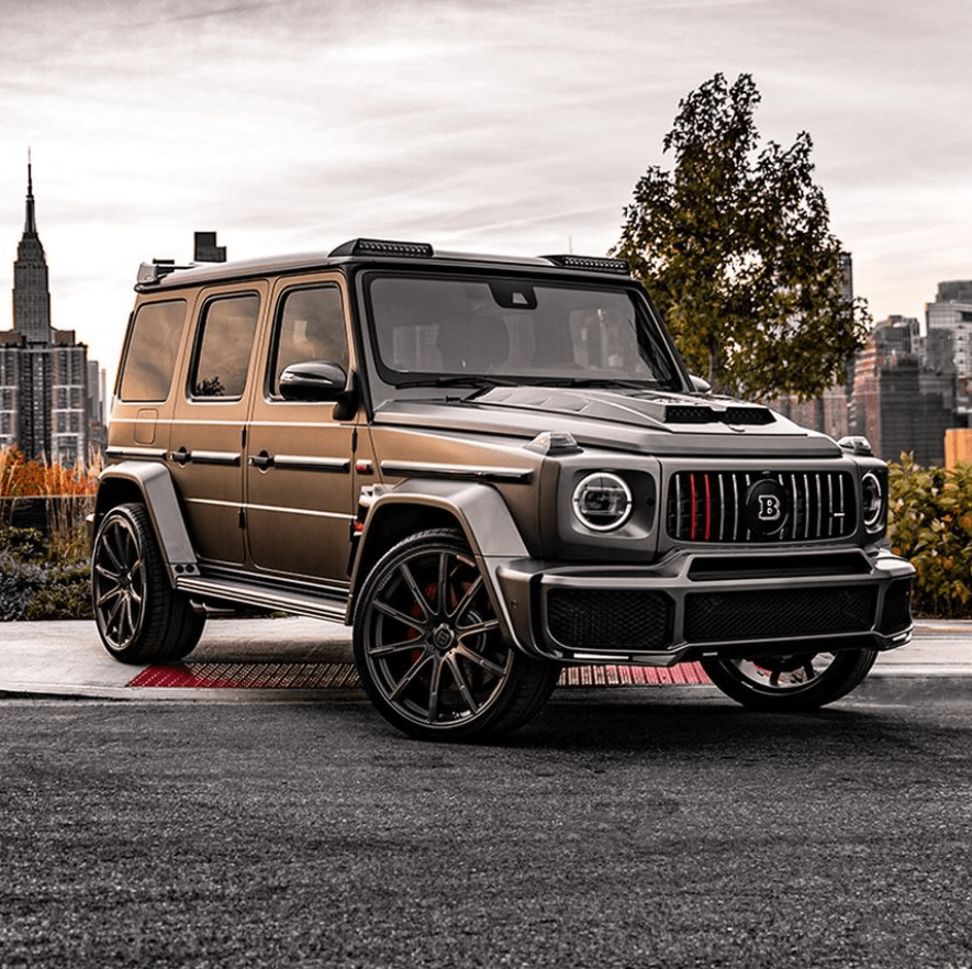 The most amazing motor that's part of Sancho's collection is his Brabus G Wagon