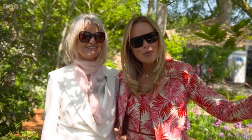 Amanda Holden has attended the RHS Chelsea Flower Show with her mum Judith