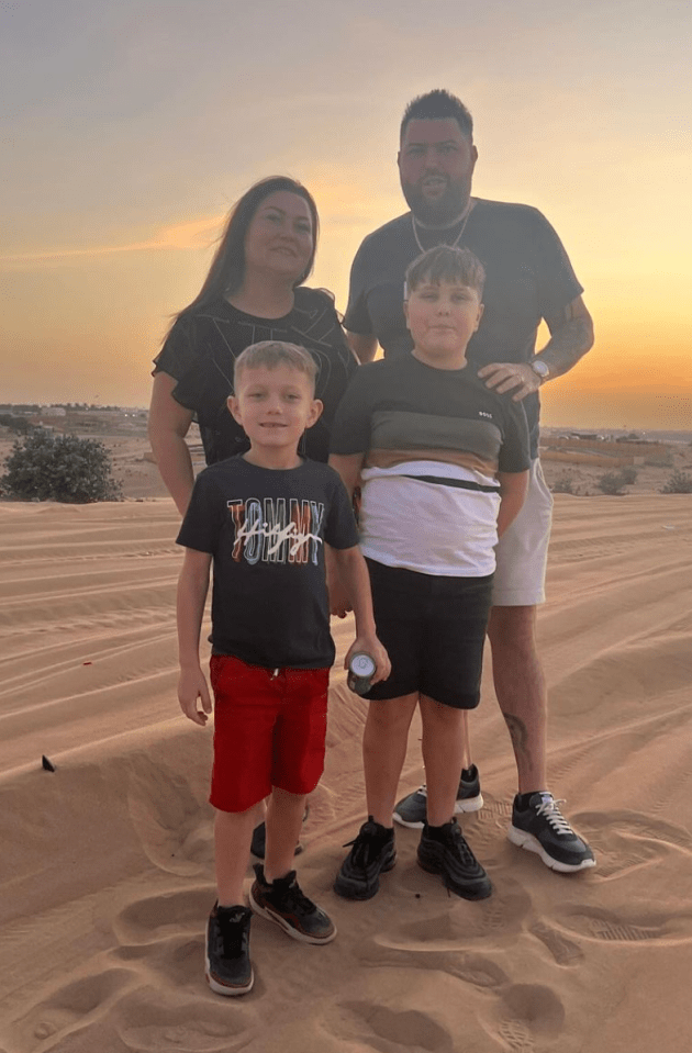 Michael and Dagmara shares two children, as well as a glam lifestyle holidaying in Dubai