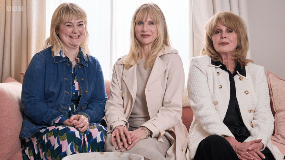 The BBC recently gave the greenlight to a spin off series Amandaland, focussing on the characters played by Philippa Dunne (L), Lucy Punch (Centre) and Joanna Lumley (R)