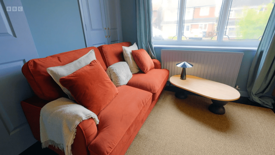 The coffee table was placed in the family's living room