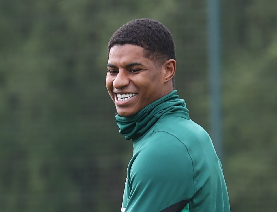 Marcus Rashford has returned to training