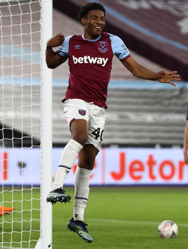 Afolayan scored in his only West Ham appearance three years ago