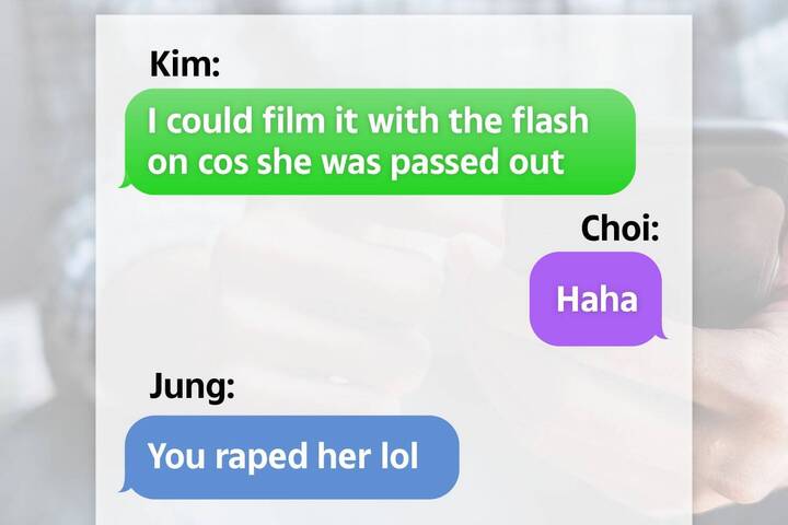 Jung joked about the rape