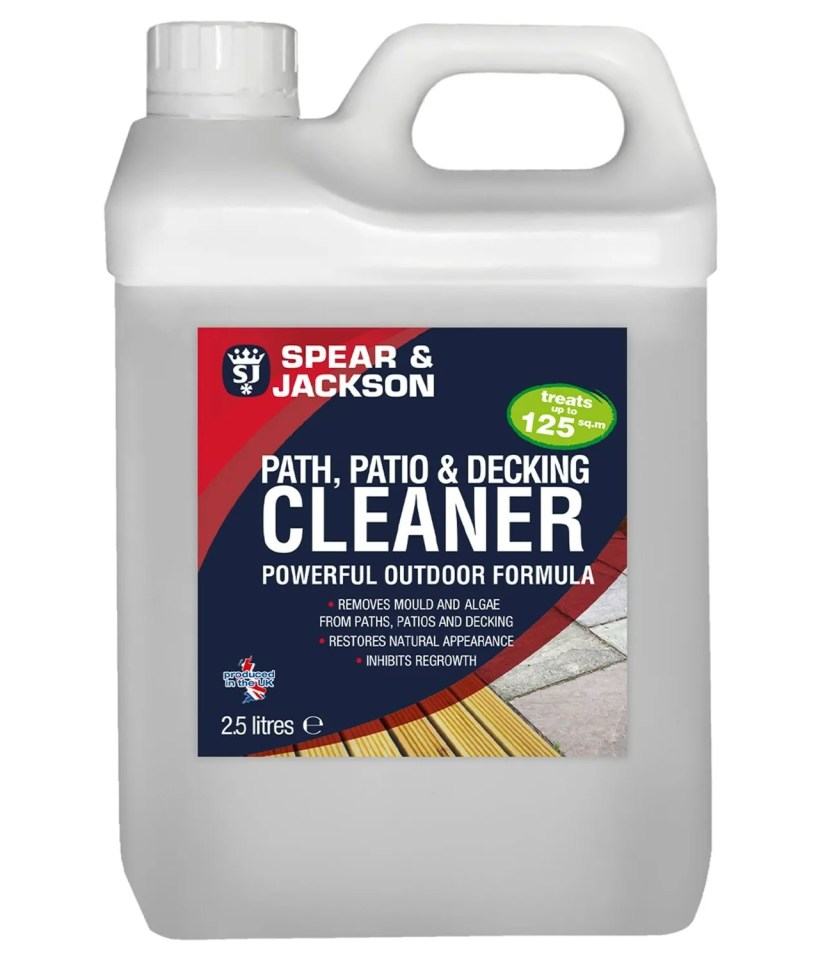 Shoppers have been going wild for Spear and Jack path, patio and decking cleaner