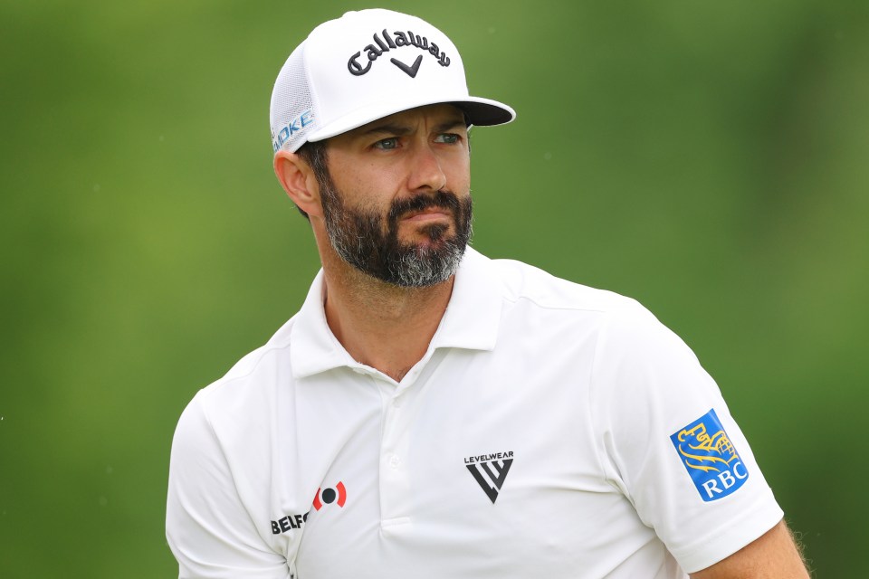 Hadwin finished the round on 72