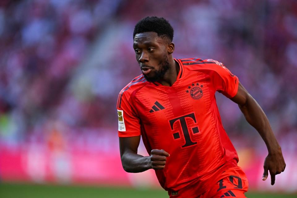 Alphonso Davies looks to be heading for the exit doors at the Allianz Arena