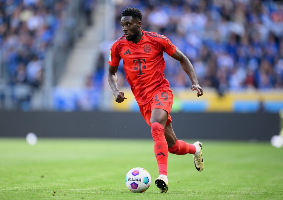 Bayern Munich's Alphonso Davies has been strongly linked with Chelsea