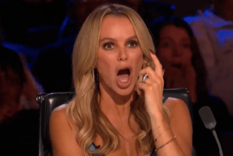 Amanda Holden was lost for words during tonight's Britain's Got Talent