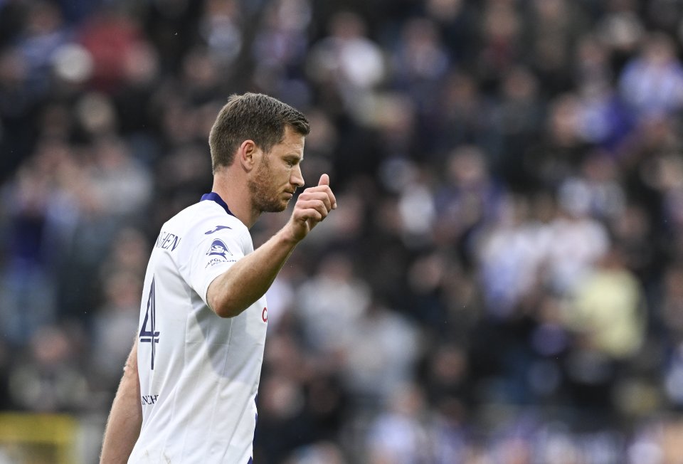 Vertonghen, 37, is still going strong for Anderlecht