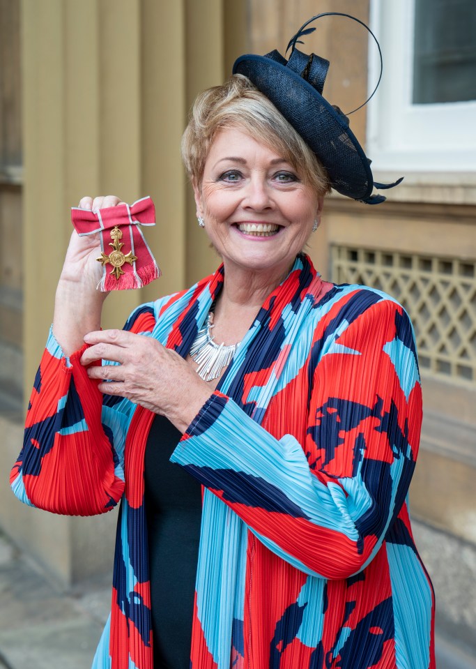 Anne received an OBE last year