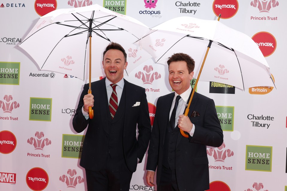 He returned to work on Tuesday night to host The Prince's Trust Awards with Declan Donnelly