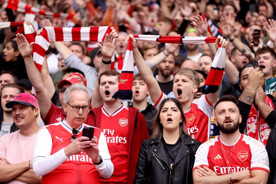 Arsenal fans soon took to social media to vent their anger