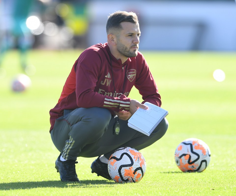 Wilshere, 32, now coaches Arsenal’s Under-18s