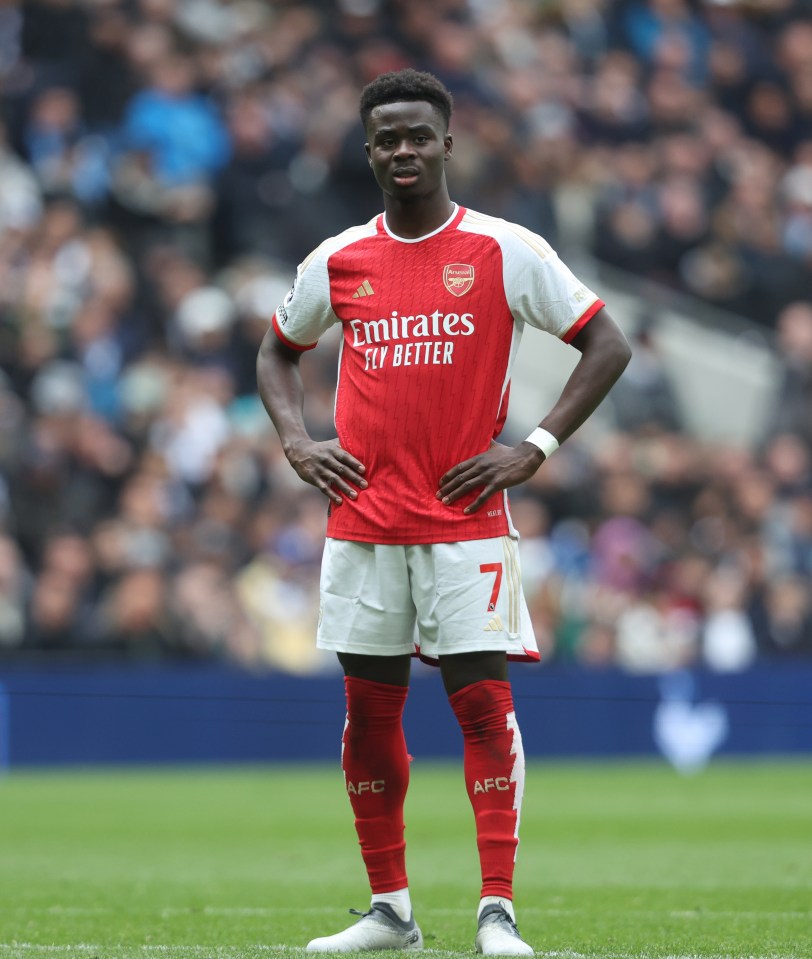 Saka is Arsenal's top goalscorer this season, but should be benched for Palmer, according to Owen