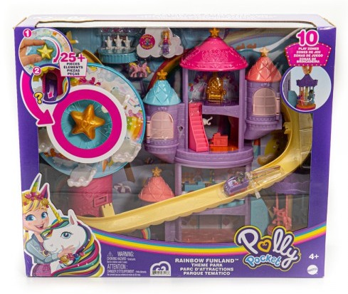 Save £13.25 on the the Polly Pocket Rainbow Funland Theme Park playset at Toys R Us