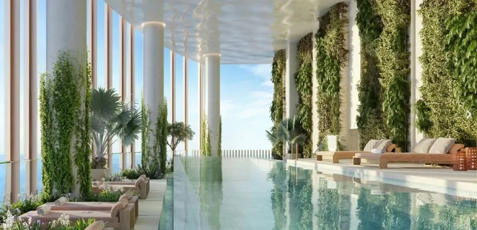 The stunning plans for a pool on the 'Skydeck'