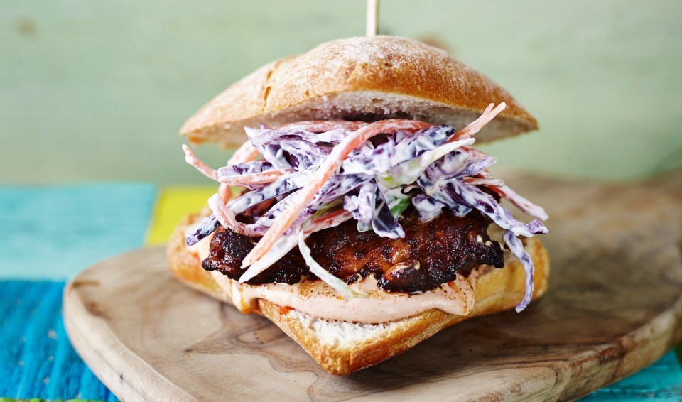 Miguel recreated hisown peri-peri-inspired chicken burger