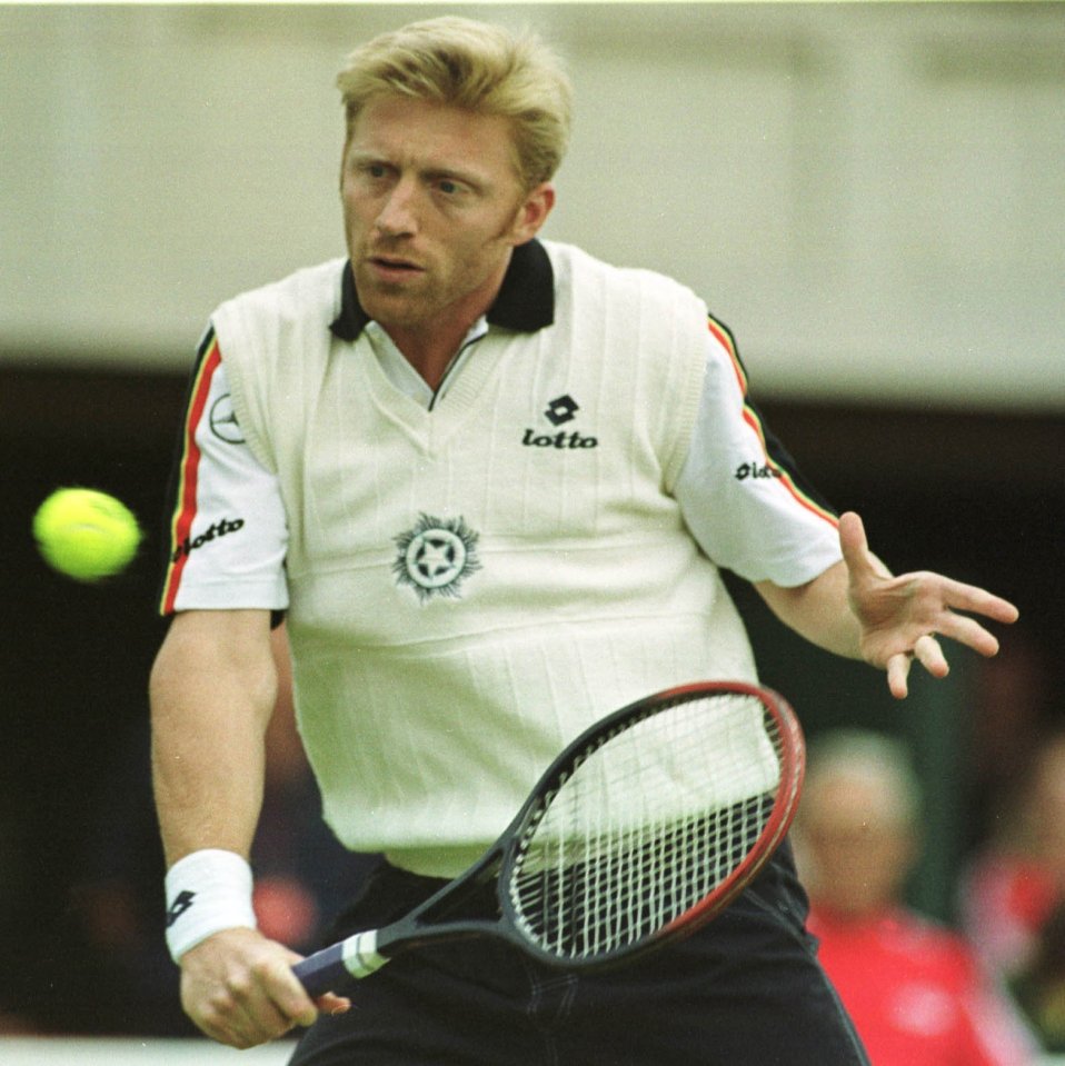 Tennis champ Boris won three Wimbledon titles